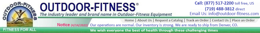 Outdoor-Fitness Equipment, The Indstry Leader and Brand Name in Outdoor Fitness Equipment